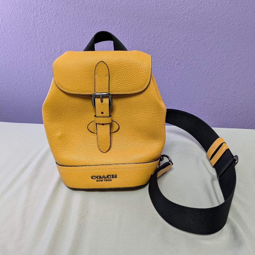 Coach Hudson yellow bag